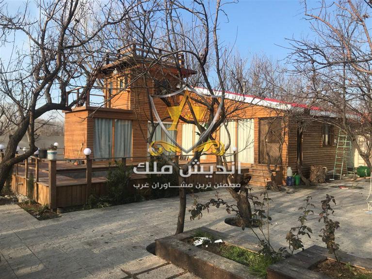 750 متر ویلا با نمای چوبی در شهریار